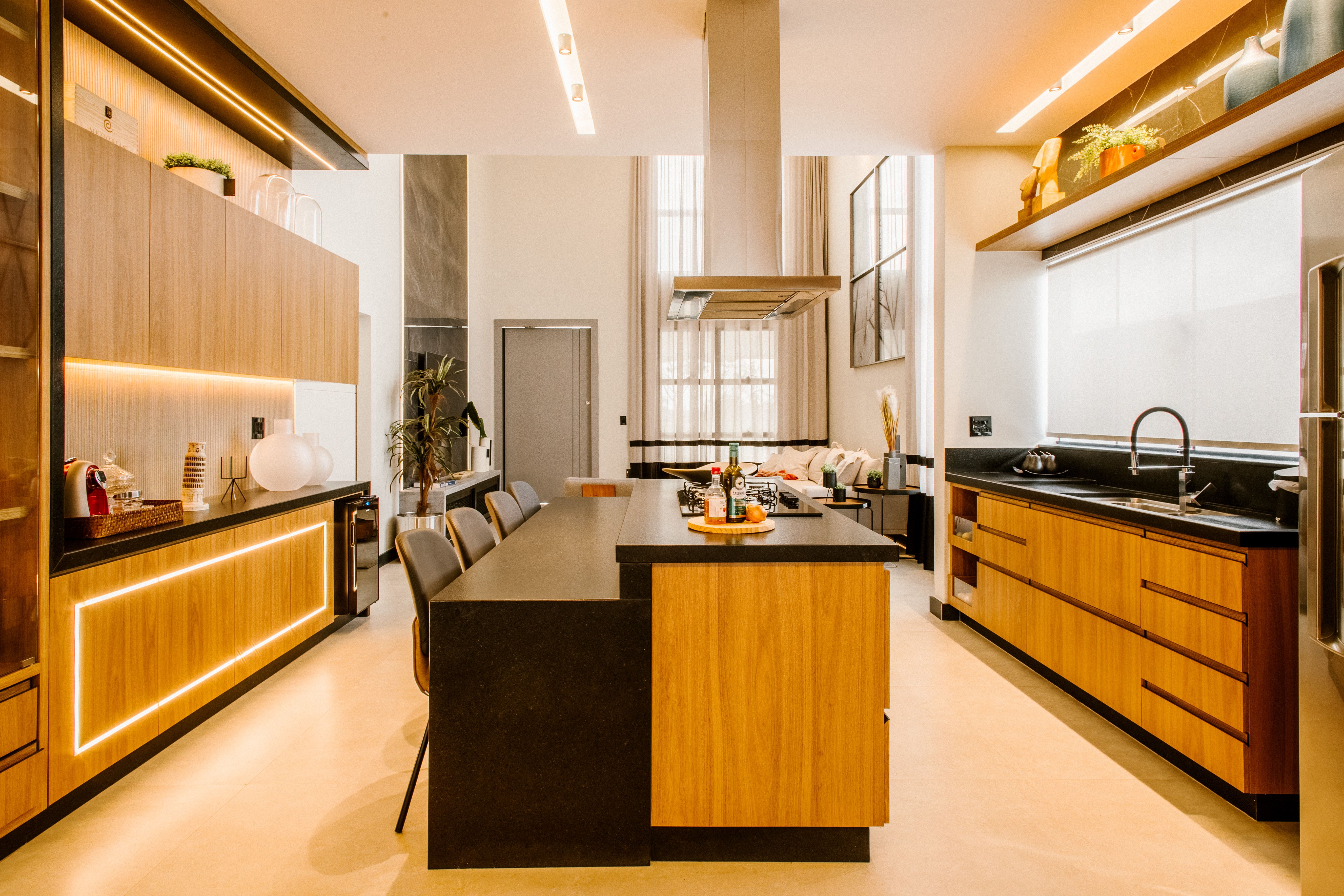 Modular kitchen design in a Chennai apartment