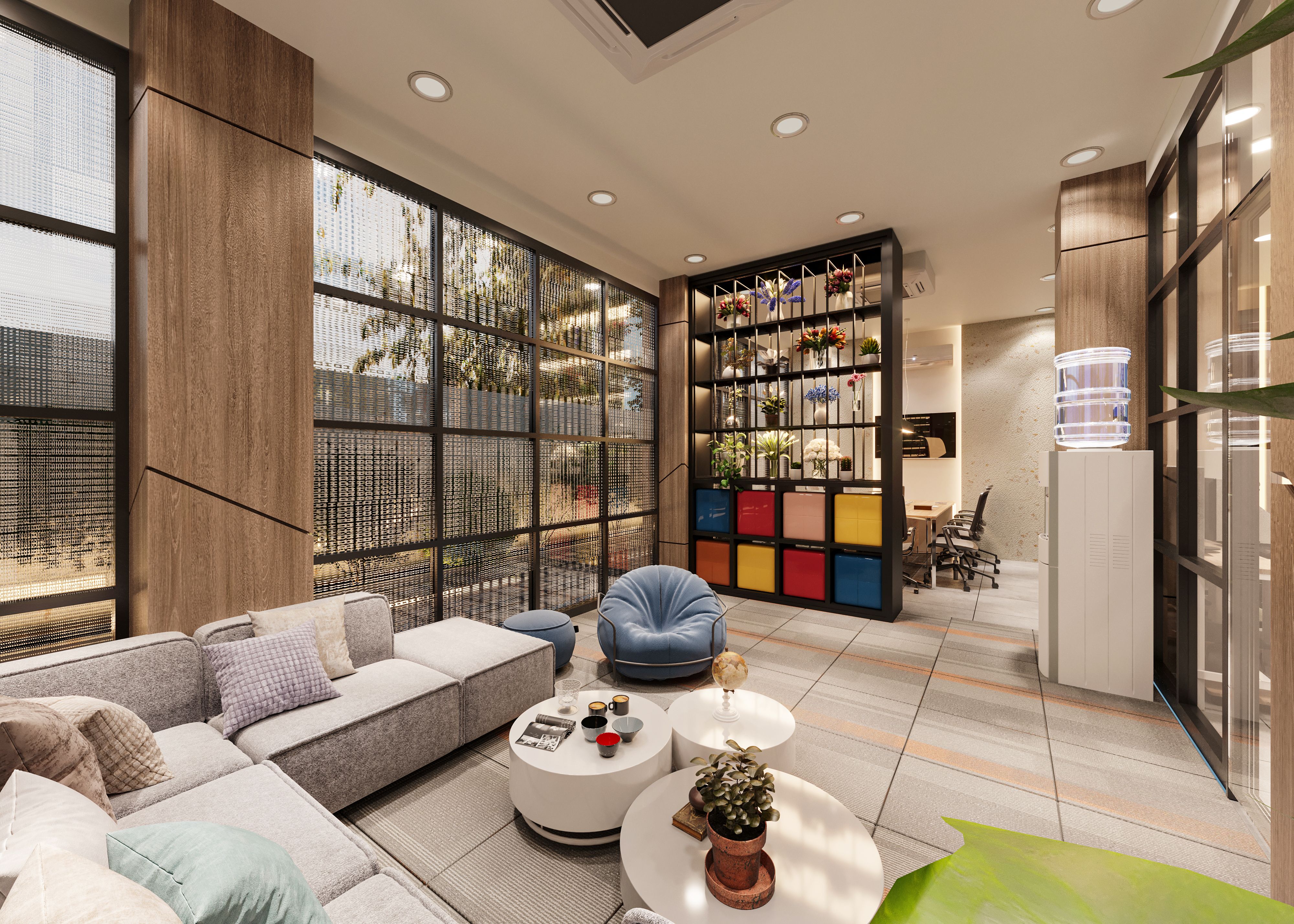 Modern home interior design in Chennai by Duly Decors